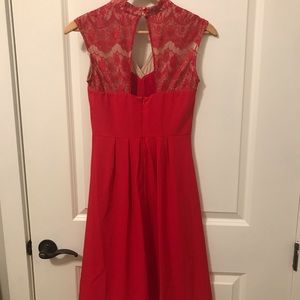 Red Chelsea & Violet cocktail dress